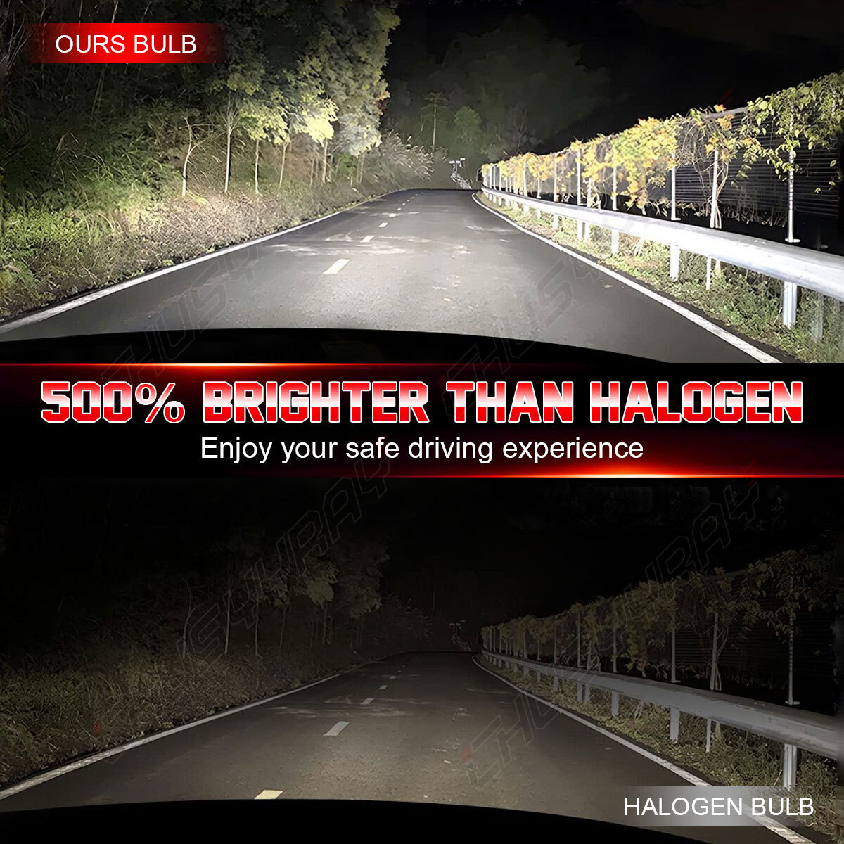 For Polaris XC-SP 700: 1999-2005 Snowmobile 3570 LED Headlight Hi/Lo bulbs 12v