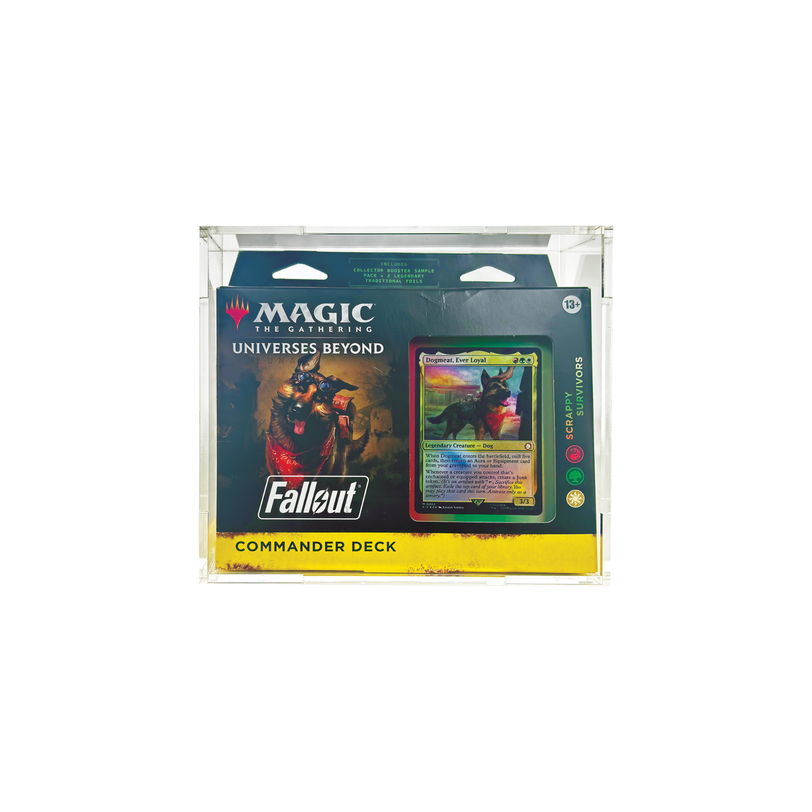 Acrylic Display Case for Magic the Gathering Fallout Commander Deck