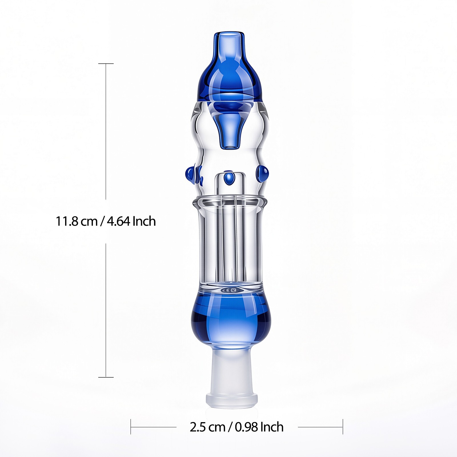 Spill-Proof Glass Smoking Pipes Collectable With Glass Water Pipe 10mm Quartz