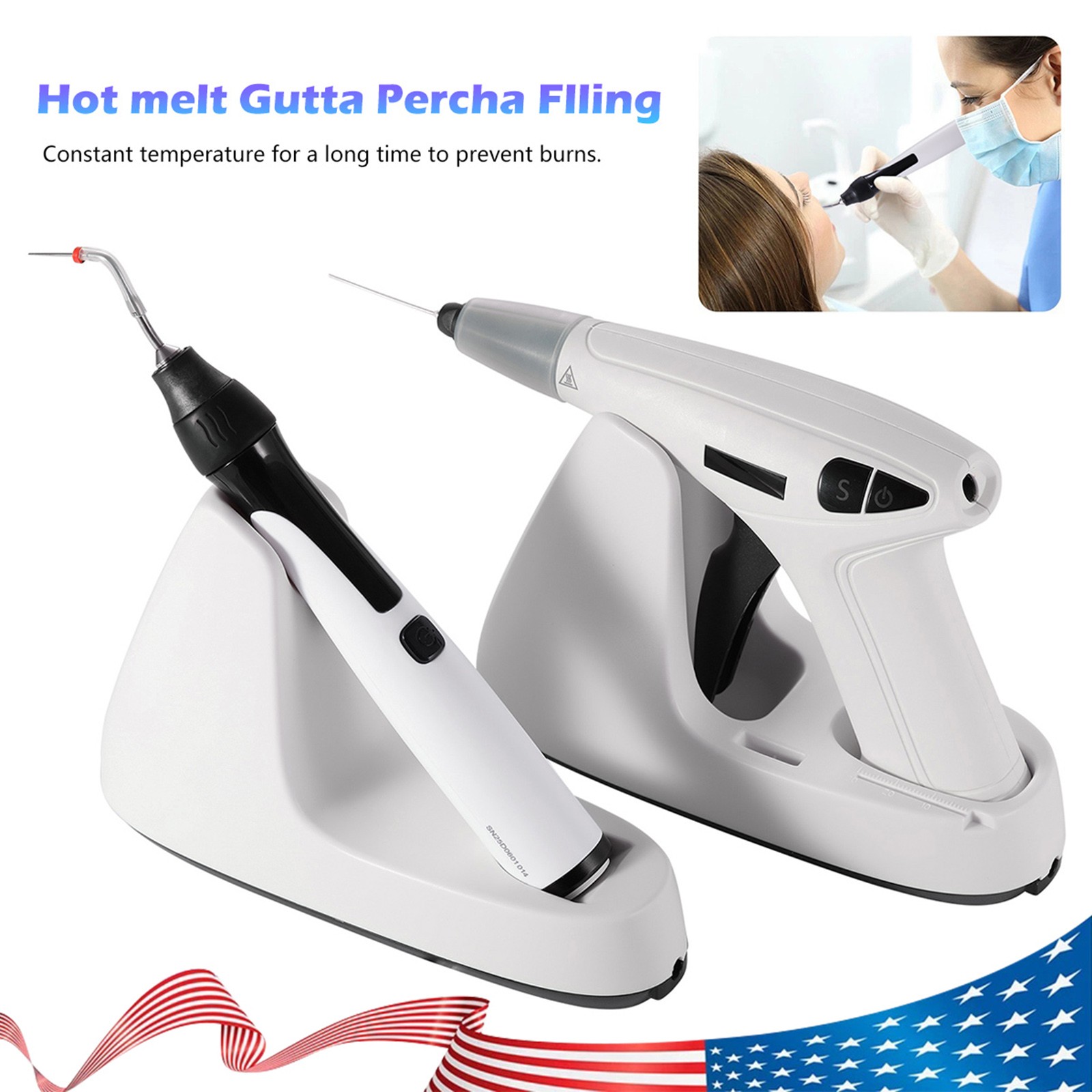 UPS Dental Endo Gutta Percha Obturation System Cordless Pen Gun
