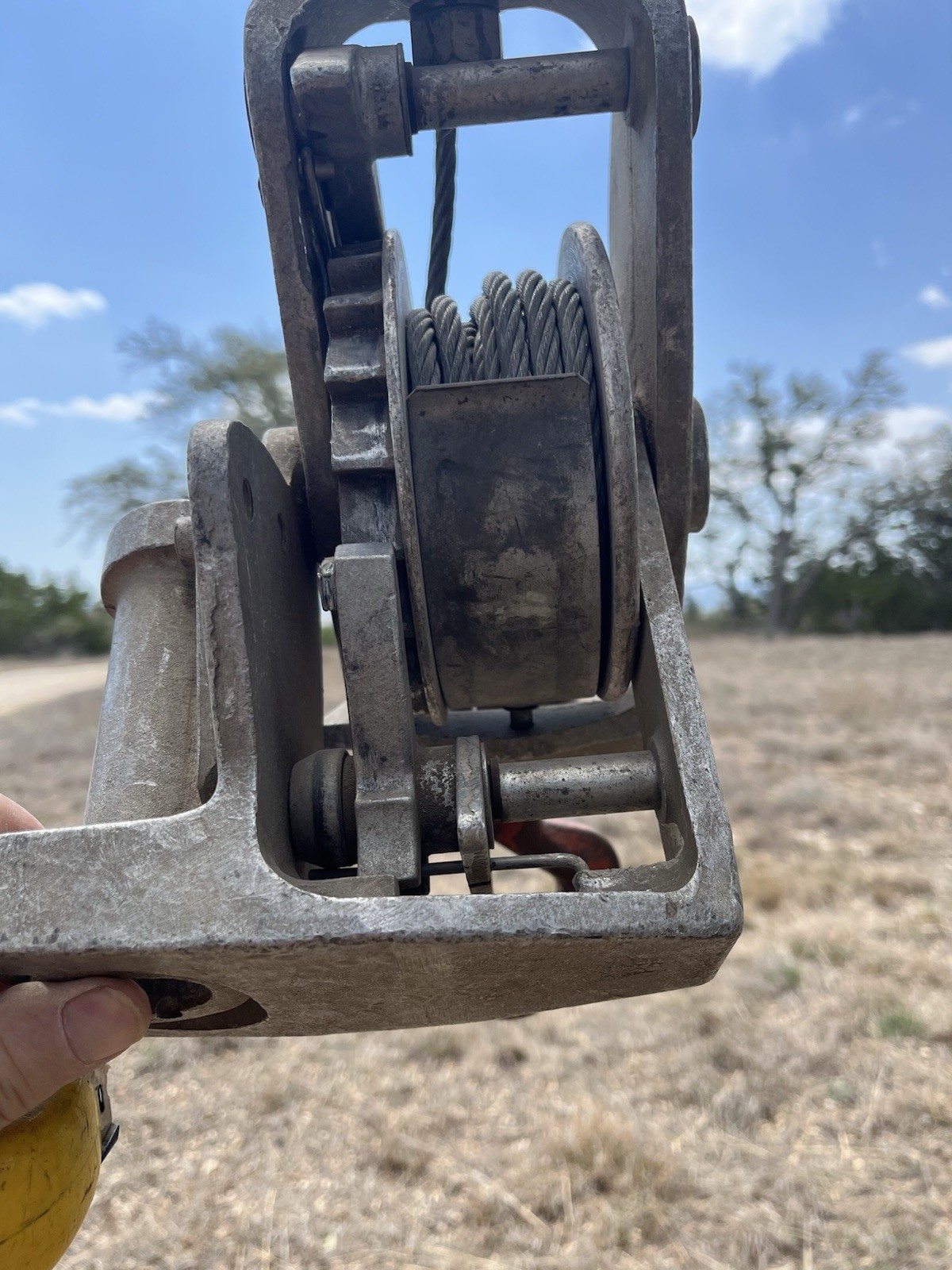 LUG-ALL Model 6000-15 Aluminum Hoist MFG By Lincoln Precision For Lug-All Tested