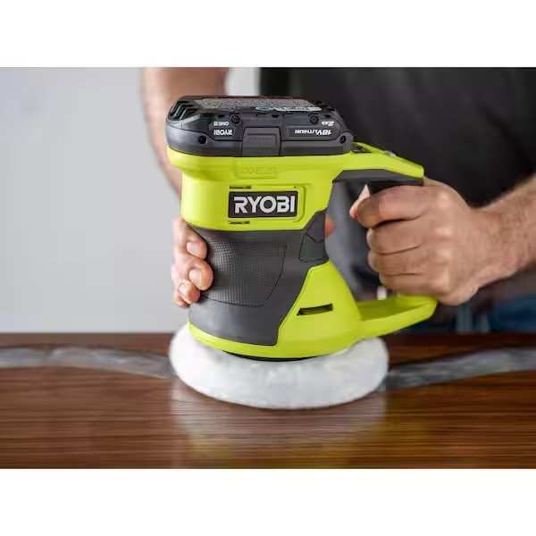 Brand Newin Box Ryobi ONE+ 18V 6 in. Two Speed Random Orbit Buffer (Tool Only)