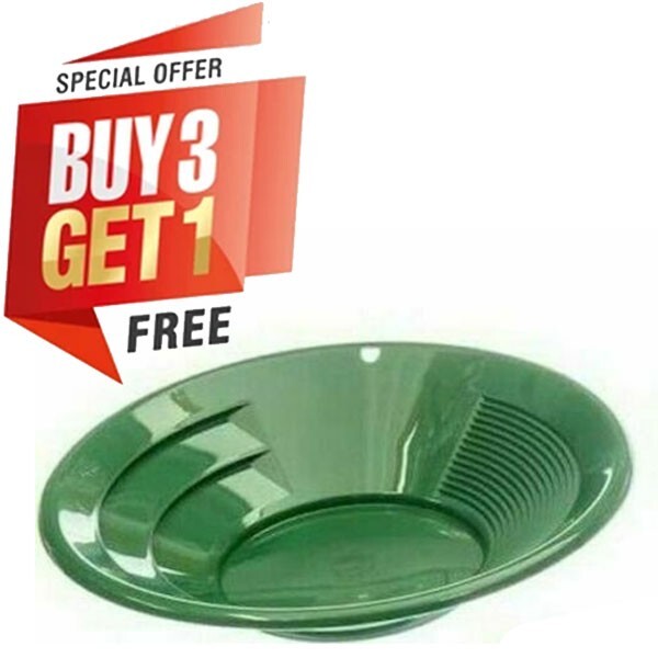 SE 10" PANNING GOLD PAN - GREEN