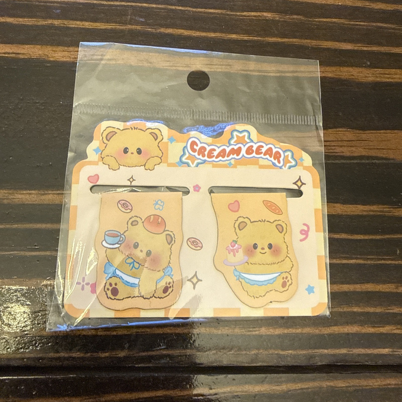 Bookmarks (2) Cream Bears From China