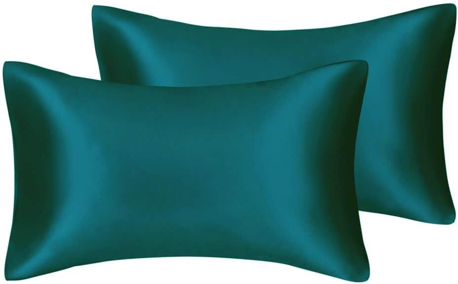 2 Satin Pillowcase with Zipper Silky Satin for Hair & Skin ALL COLORS ALL SIZES