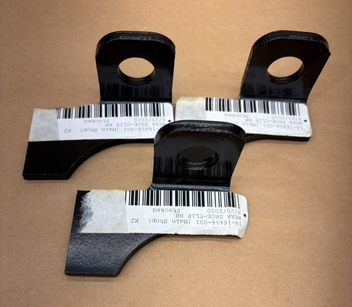 Lot of 3x Freightliner 16-16456-001 Air Suspension Wear Pad RH Shoe-Clip Black