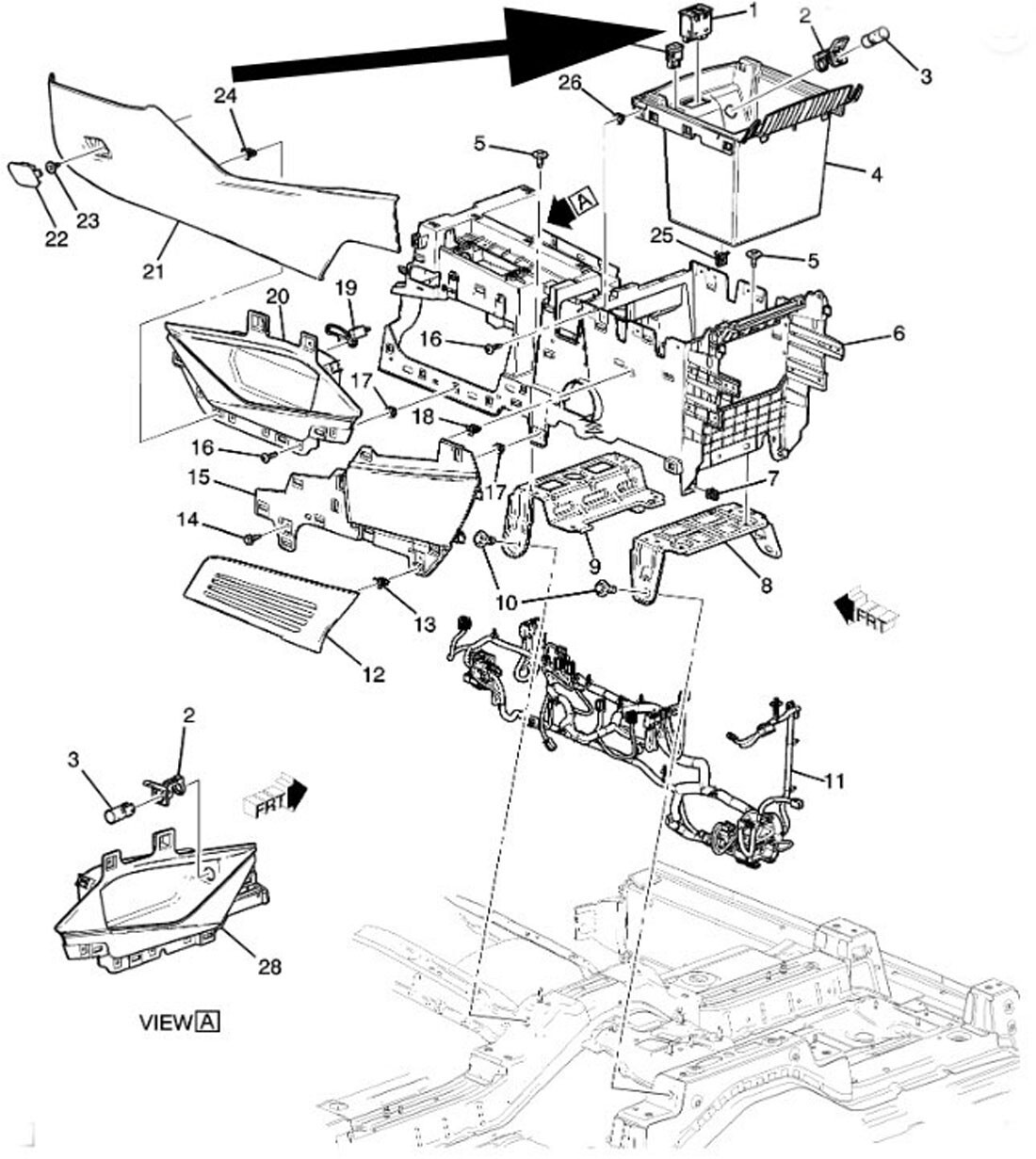 13529873 USB N USBC Port Receptacle Acadia Escalade Silverado Sierra Tahoe Yukon