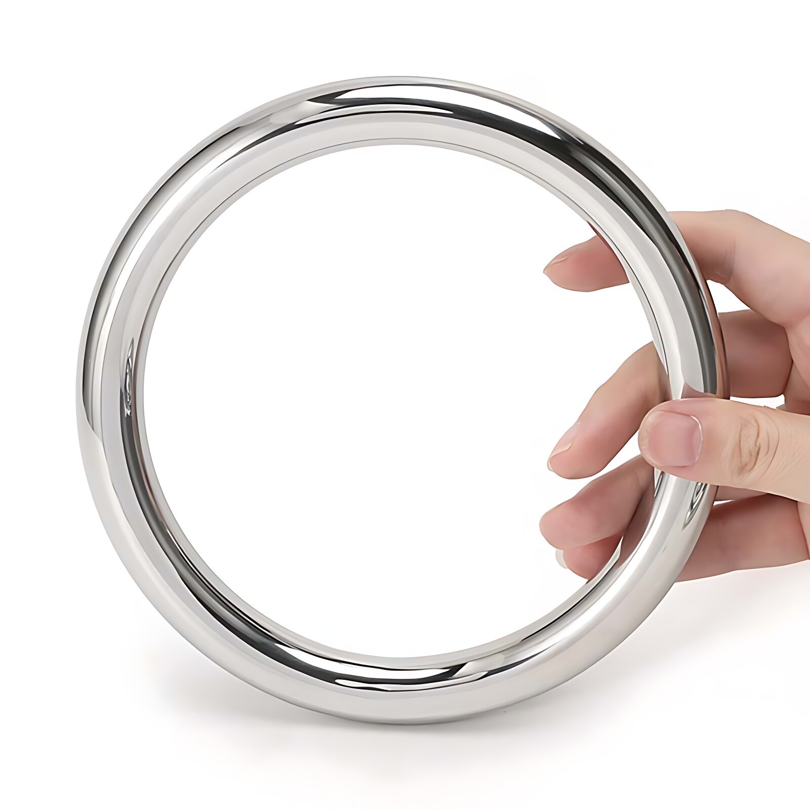 A2 Stainless Steel Heavy Duty Solid Metal O Ring Welded Smooth Round Rings
