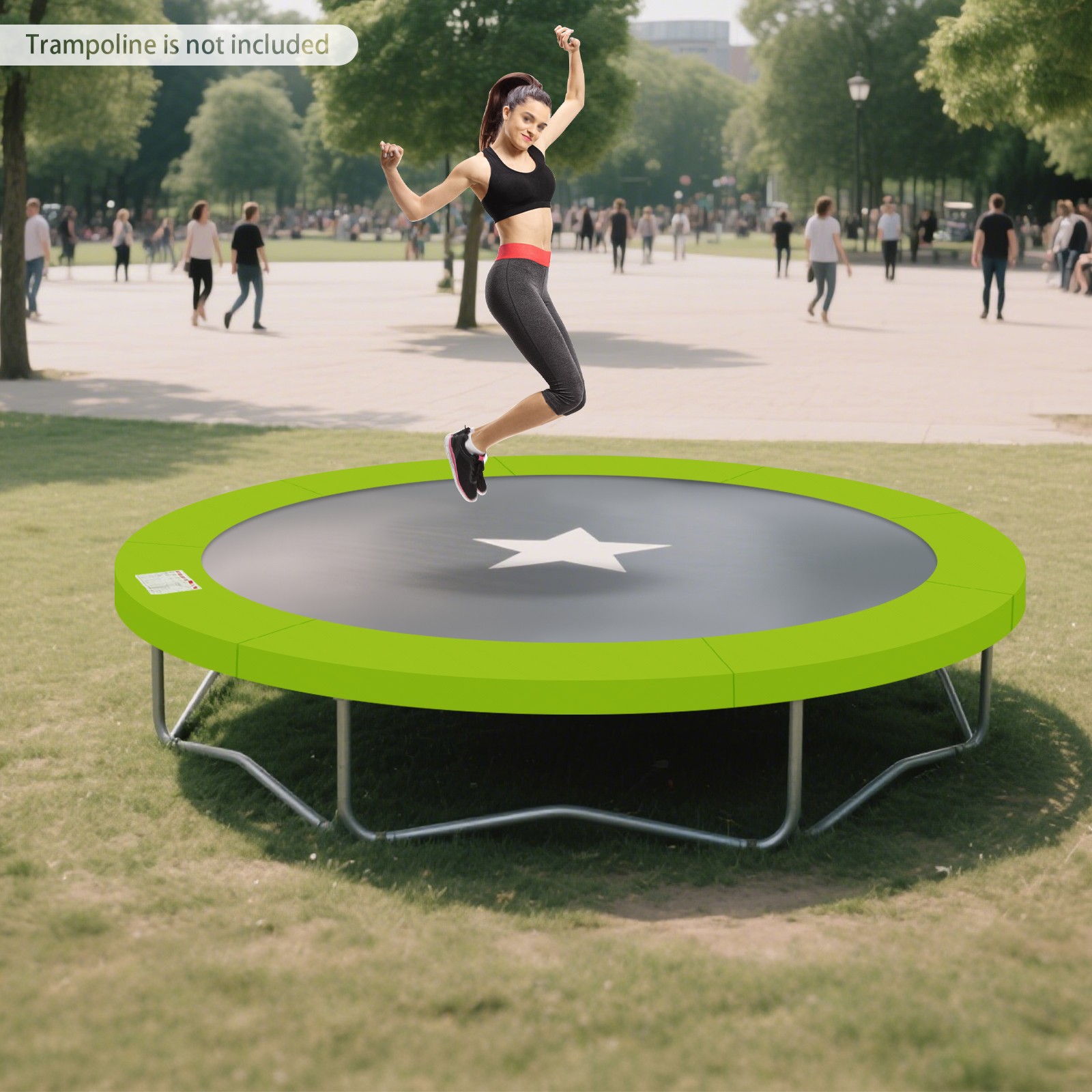 14FT Trampoline Replacement Safety Pad Waterproof Trampoline Protection Cover