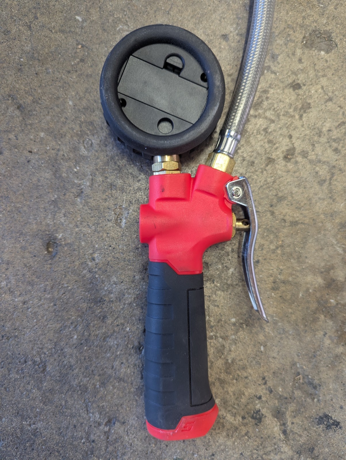 SNAP-ON HEAVY DUTY DIGITAL TIRE INFLATOR RED