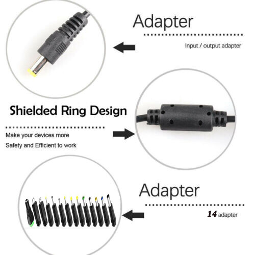 60W Power Supply Adjustable Variable Voltage DC 3V~24V Universal AC/DC Adapter