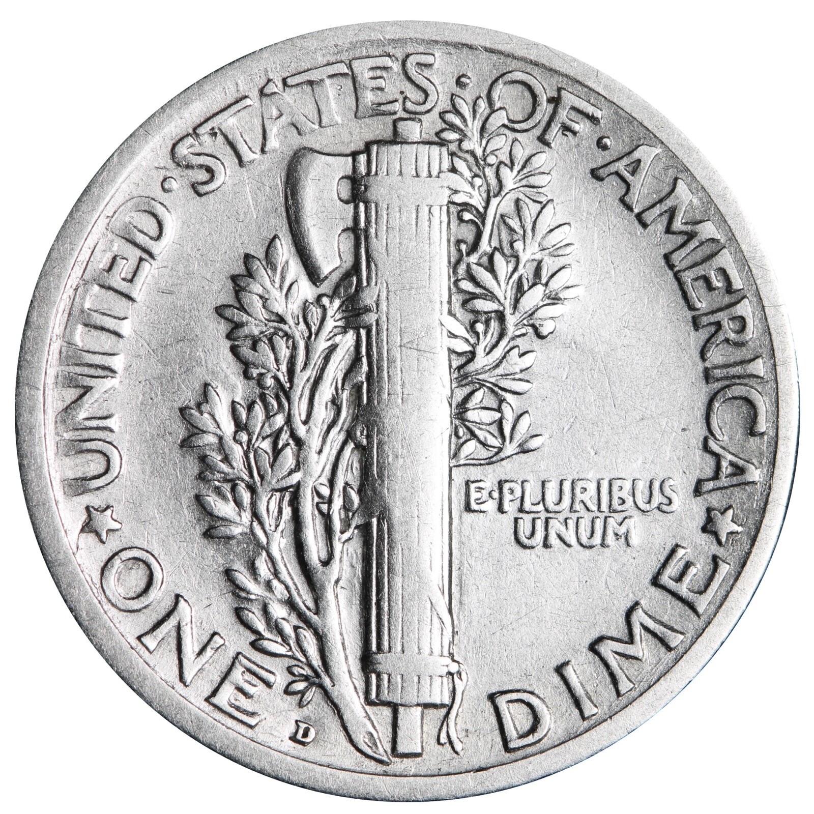 1919-D Mercury Dime Better Grade Nice Coin!