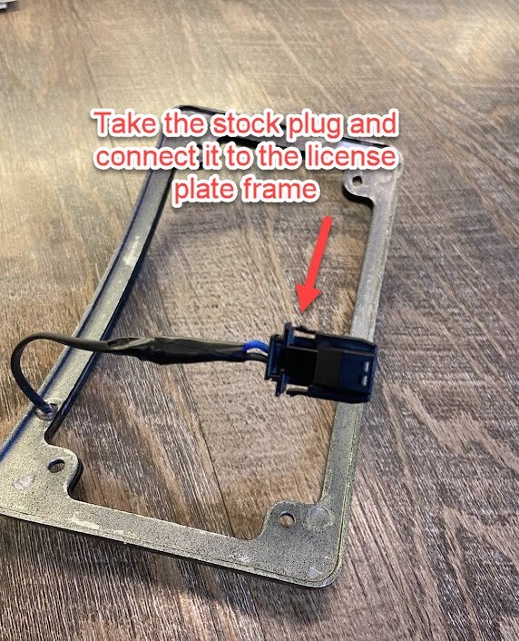 2024 2025 Touring 2023 CVO Road Glide Street Glide rear license plate bracket V1