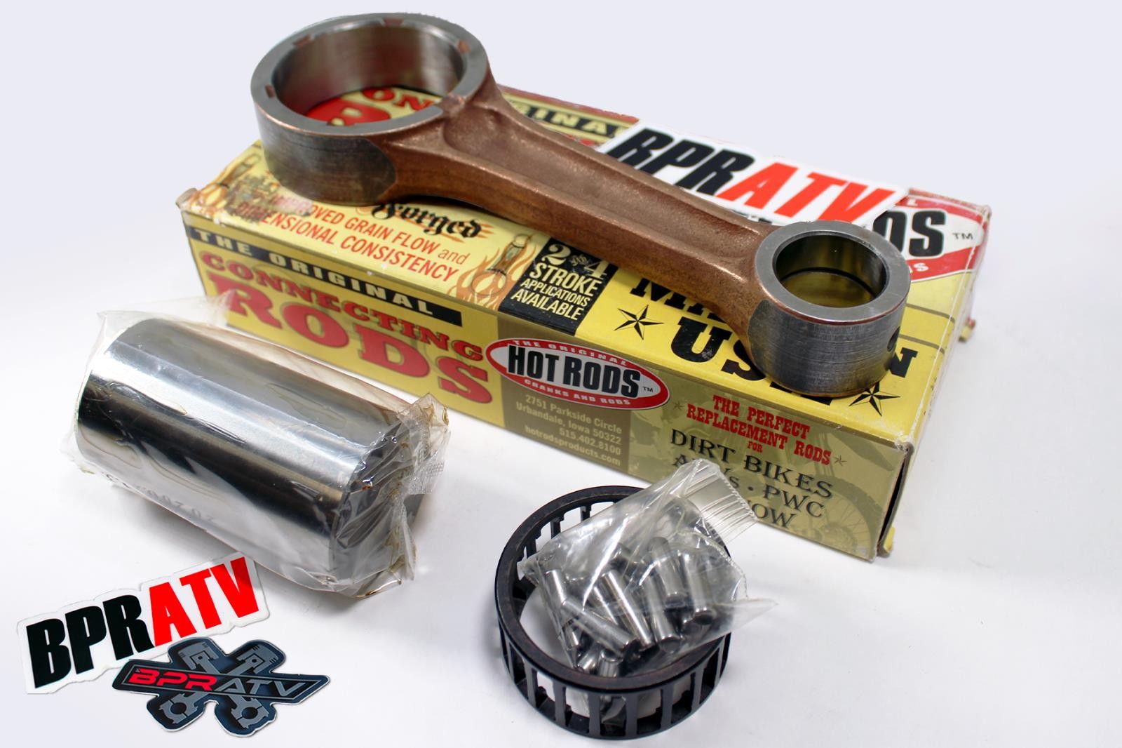 Yamaha YFZ450R 450R Hot Rods Crankshaft Rebuild Connecting Rod Pin & Bearing Kit