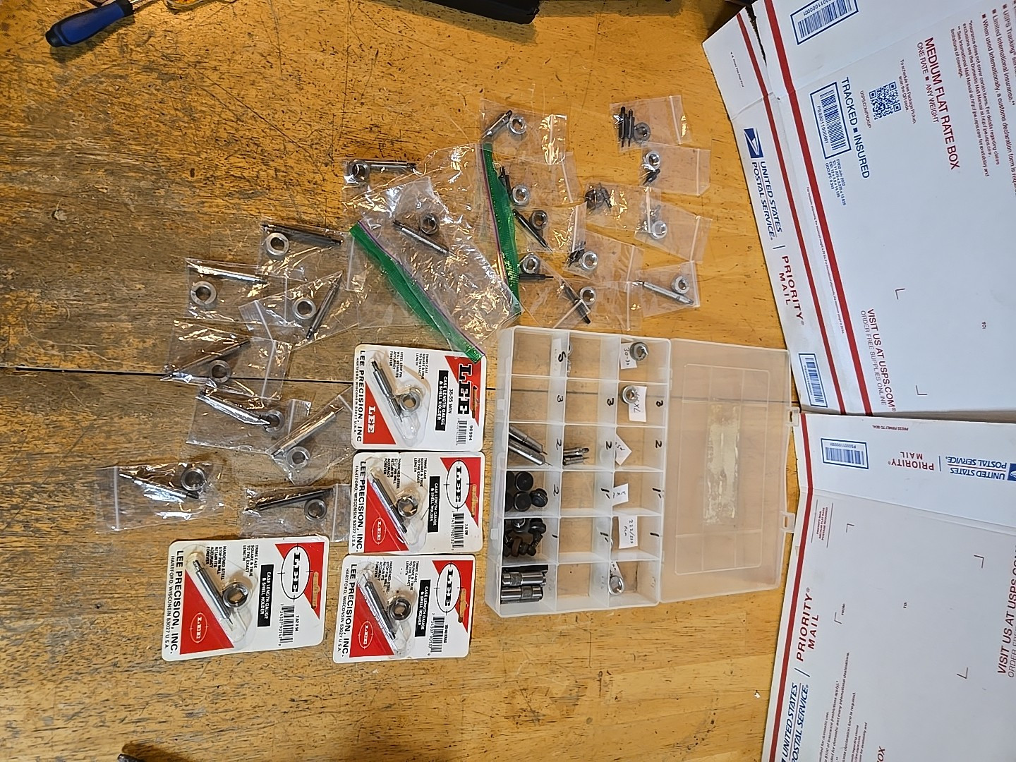 Lee Case Length Gauge & Shell Holder / Cutter And Lock Stud (Sold Individually)