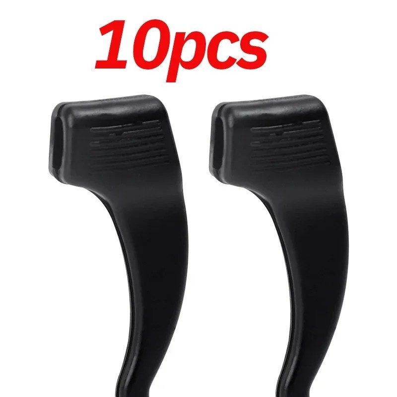 10Pcs Anti Slip Glasses Ear Hooks Clip Tip Eyeglasses Holder Safety Retainer Gri