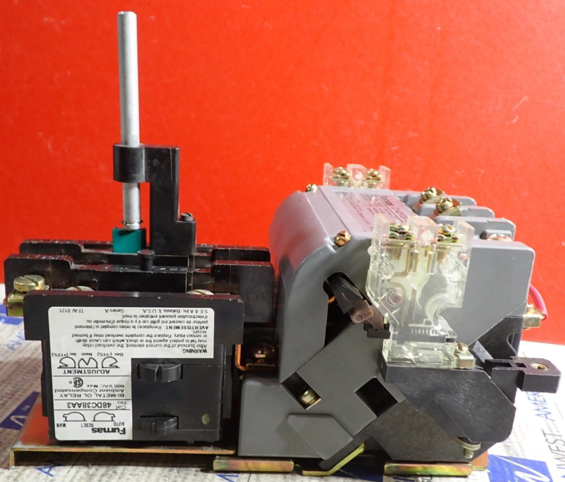 Furnas 14DP32A*81 Size 1 Starter 27 Amp 600VAC w/ 75D73070F 120 Coil TESTED S935