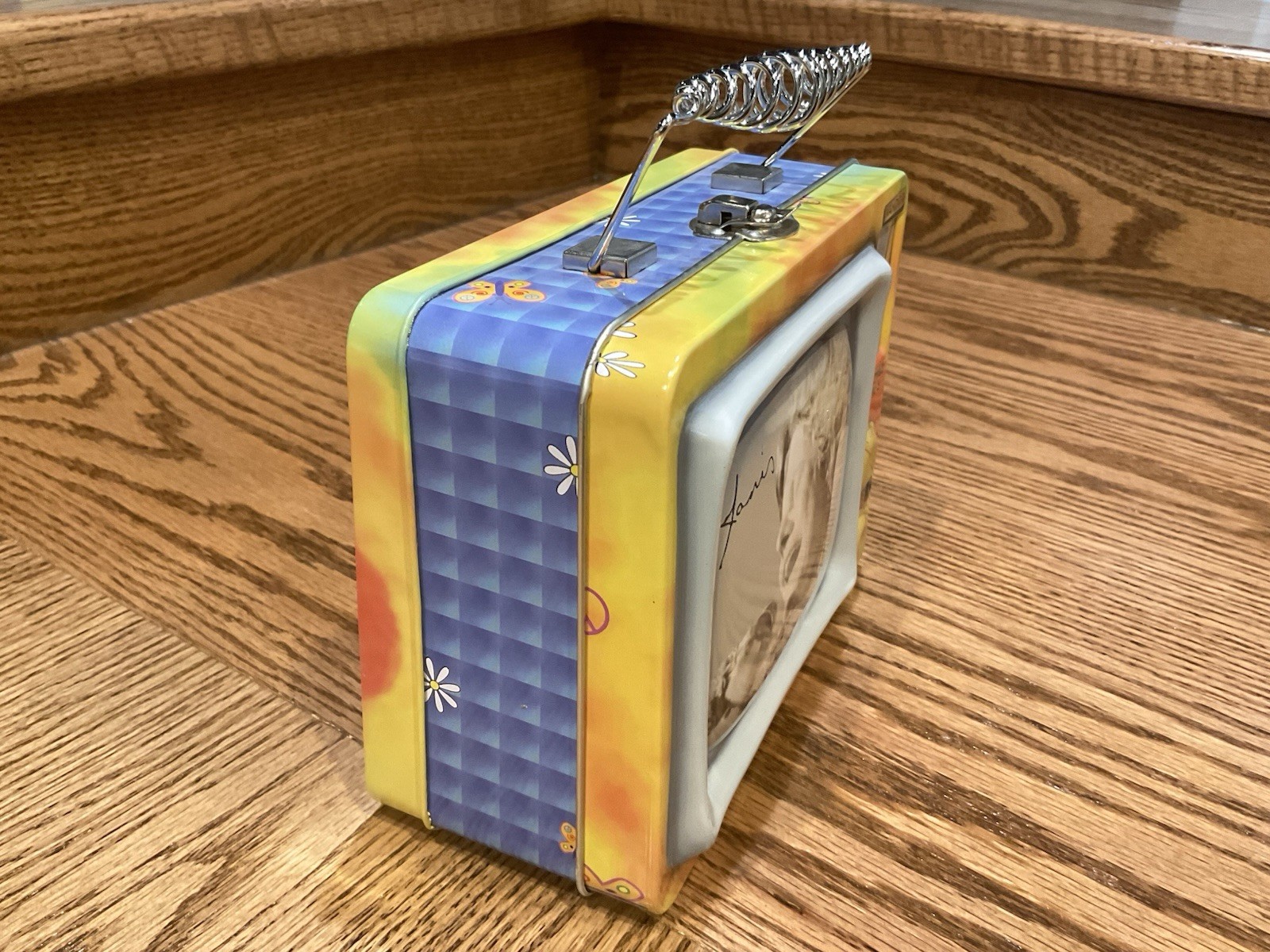 Vintage 2000 Janis Joplin Collectible by Vandor - Tin Lunch Box Or Tote #51069