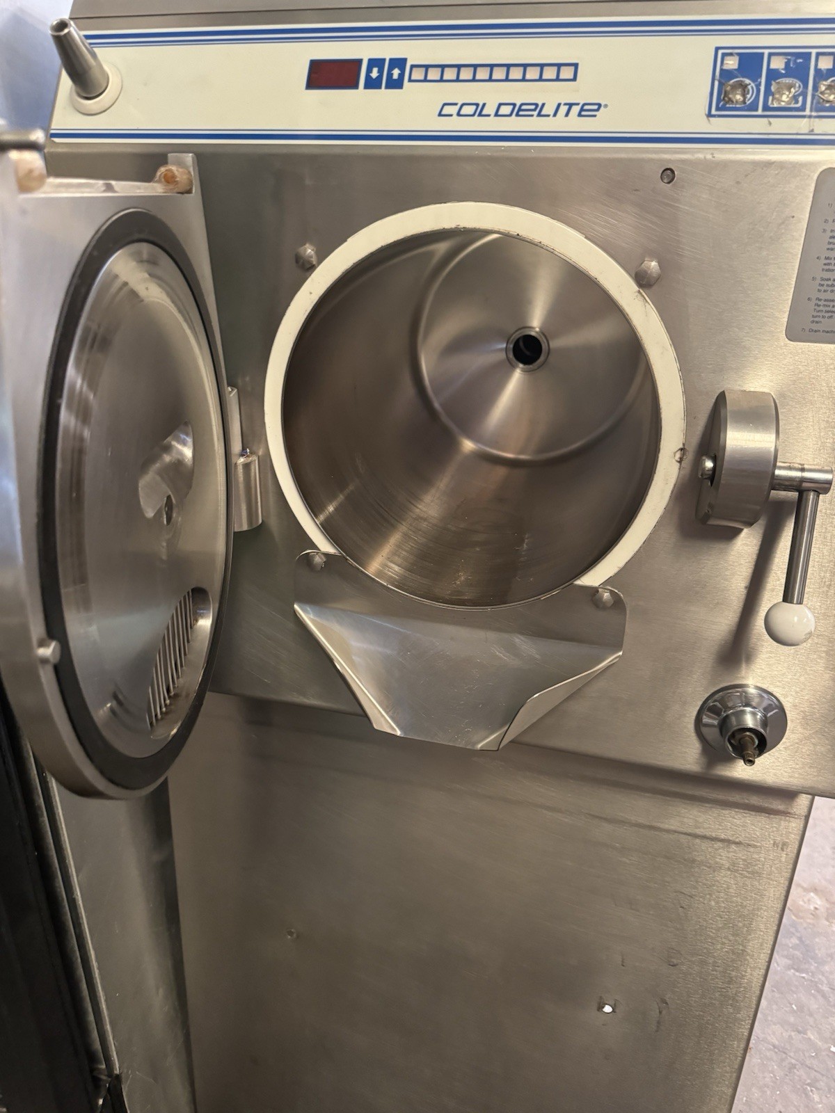 Carpigiani/ Coldelite Model LB 502-G Batch Freezer - Water-208v 3ph- Missing Aug