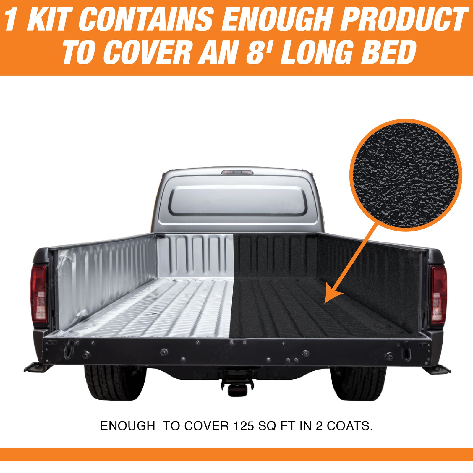 Rintek Black 1 Gal Bed Liner Kit 4 Liners 4 Hardeners + Spray Gun | 3:1 Mix