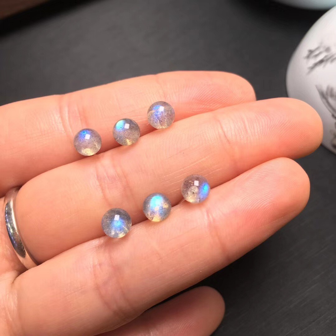 Natural Moonstone Simple and Delicate Earrings for Women Healing Crystal Jewelry