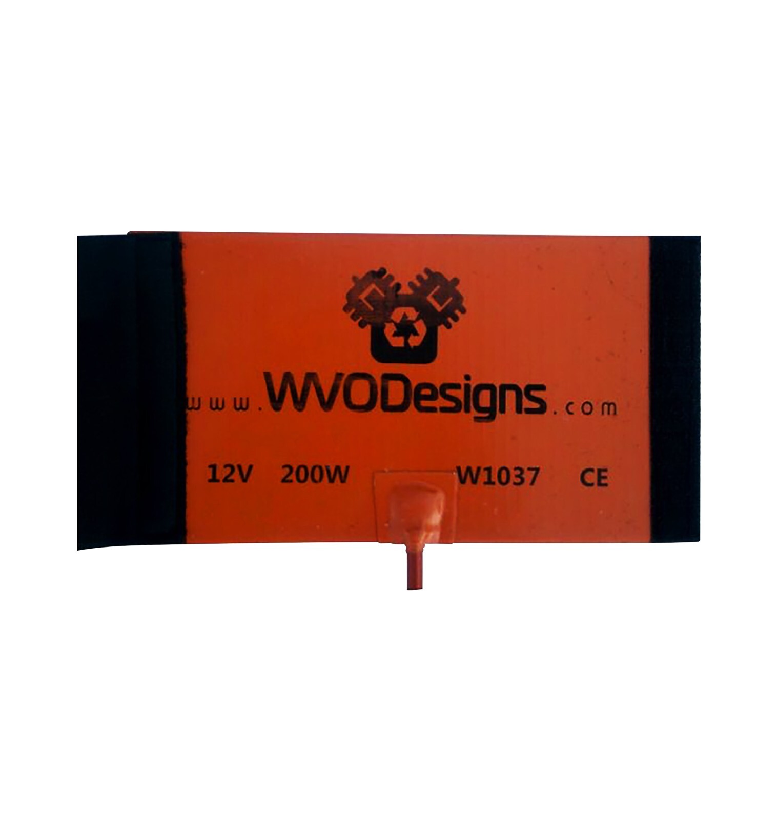 WVO Designs Large Fuel Filter Heater Wrap 200W, 12V (11" x 6")