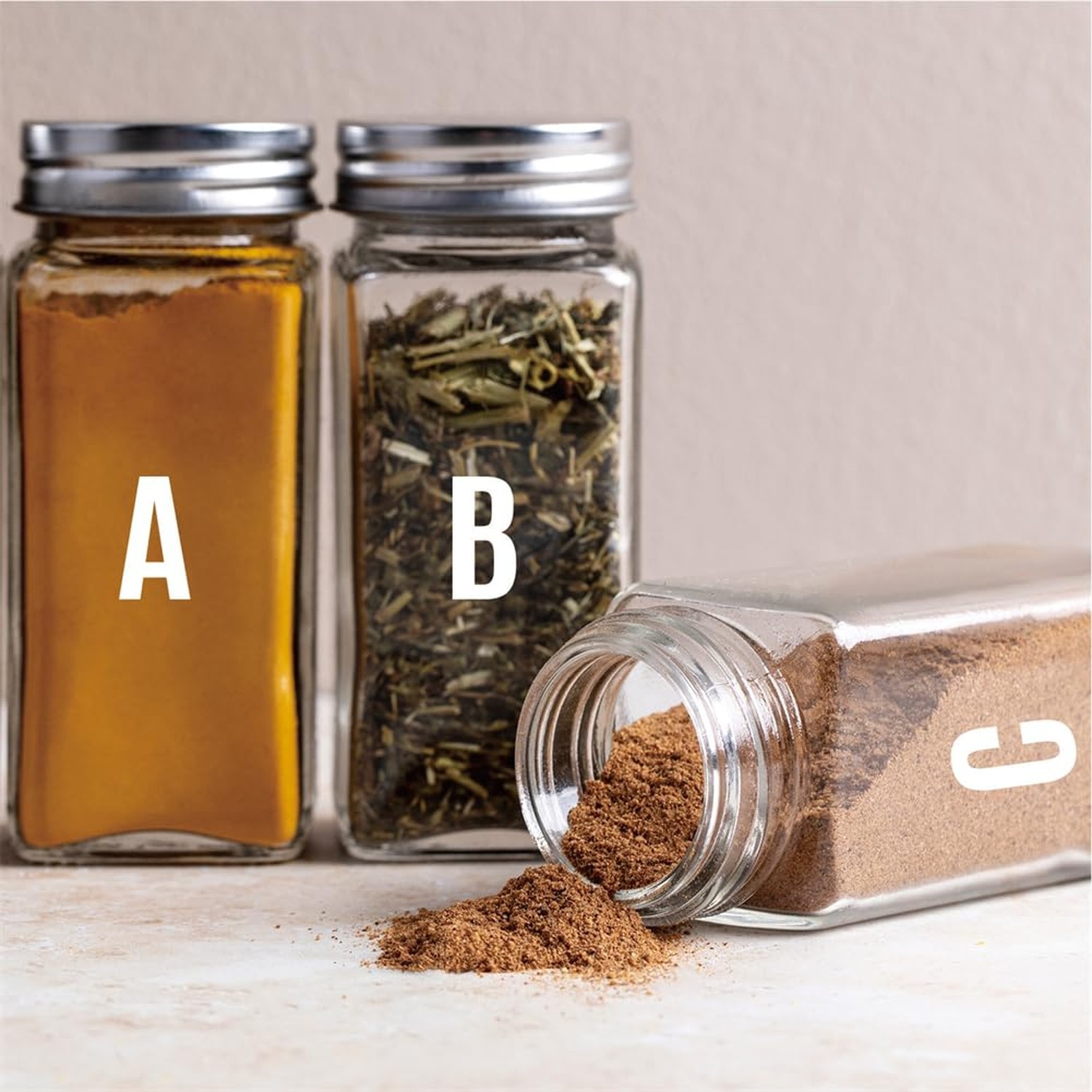 8 Sheets White 1 Inch Self Adhesive Vinyl Letters Numbers Kit, Mailbox Number...