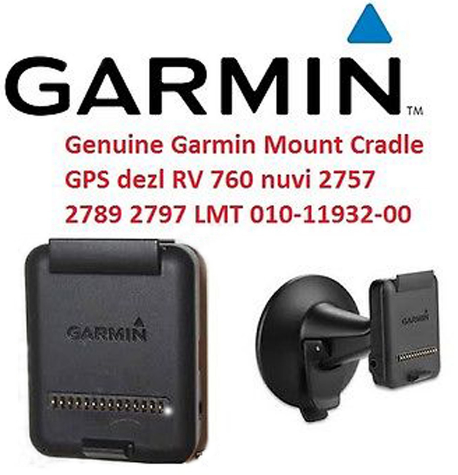 *Cradle Adapter Only* Genuine Garmin Dezl 760LM 770LM 760LMT 770LMT-HD Mount GPS