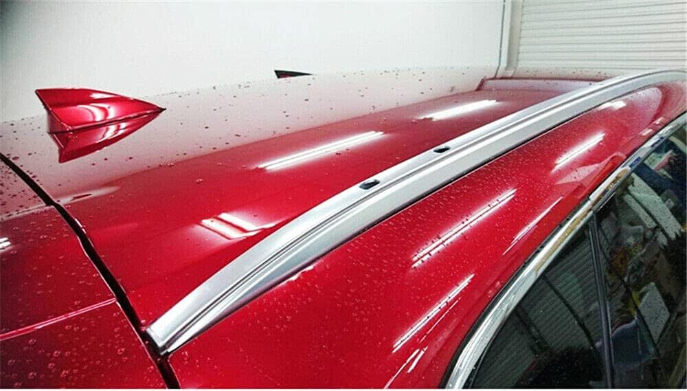 Roof Rack Rails for Mazda CX-9 CX9 2016-2023 Aluminum Luggage Cross Bars Silver