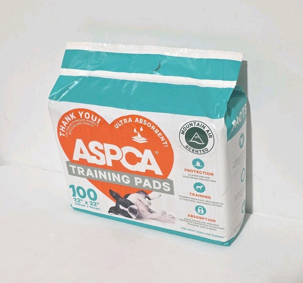 ASPCA Mountain Air Scented Training Pads 100 Pack 22" x 22"