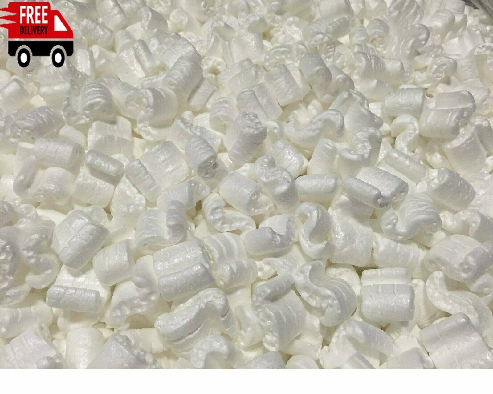 30 Gallons White Anti Static Packing Peanuts Loose Fill Shipping Material