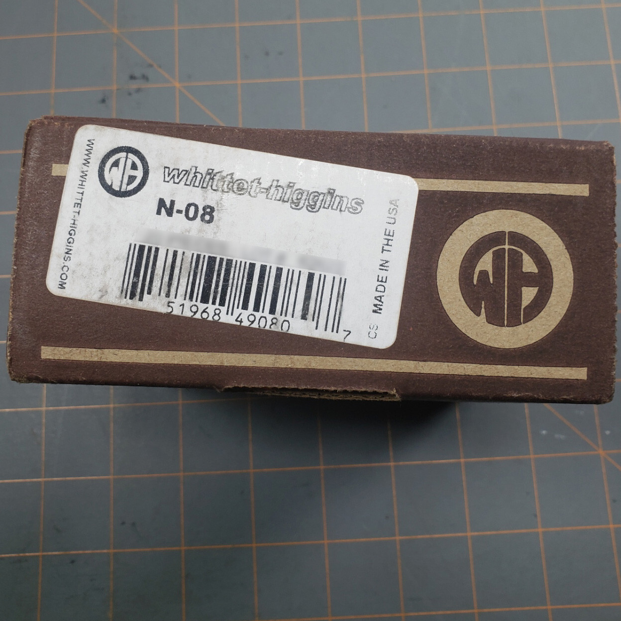 (Lot of 2) Whittet-Higgins N-08 Lock Nut, Bearing Spanner Nut N08, 1-1/2" x 18