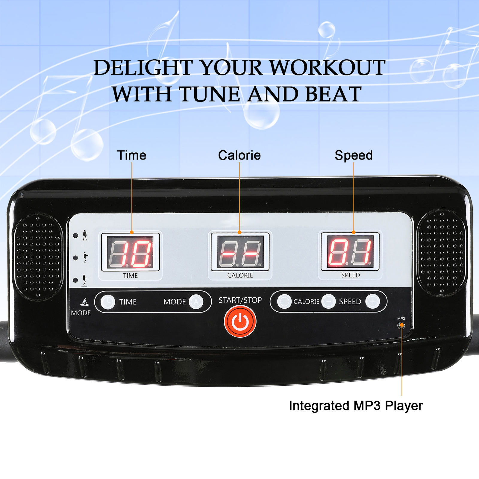 Upgraded 2000W Whole Body Vibration Machine Exercise Platform Massage MultiMode