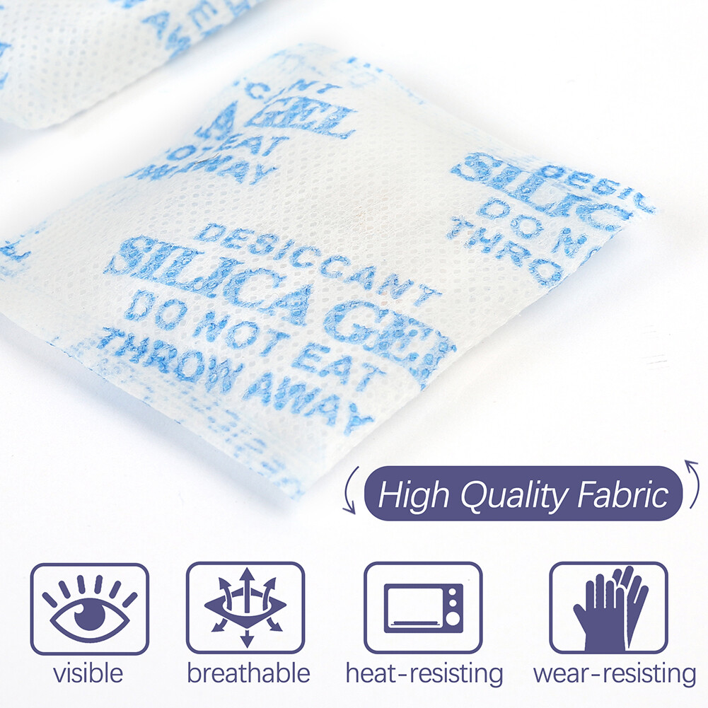 60 Packets 5 g Gram Silica Gel Desiccant Safe Moisture Absorber Drying Bags USA