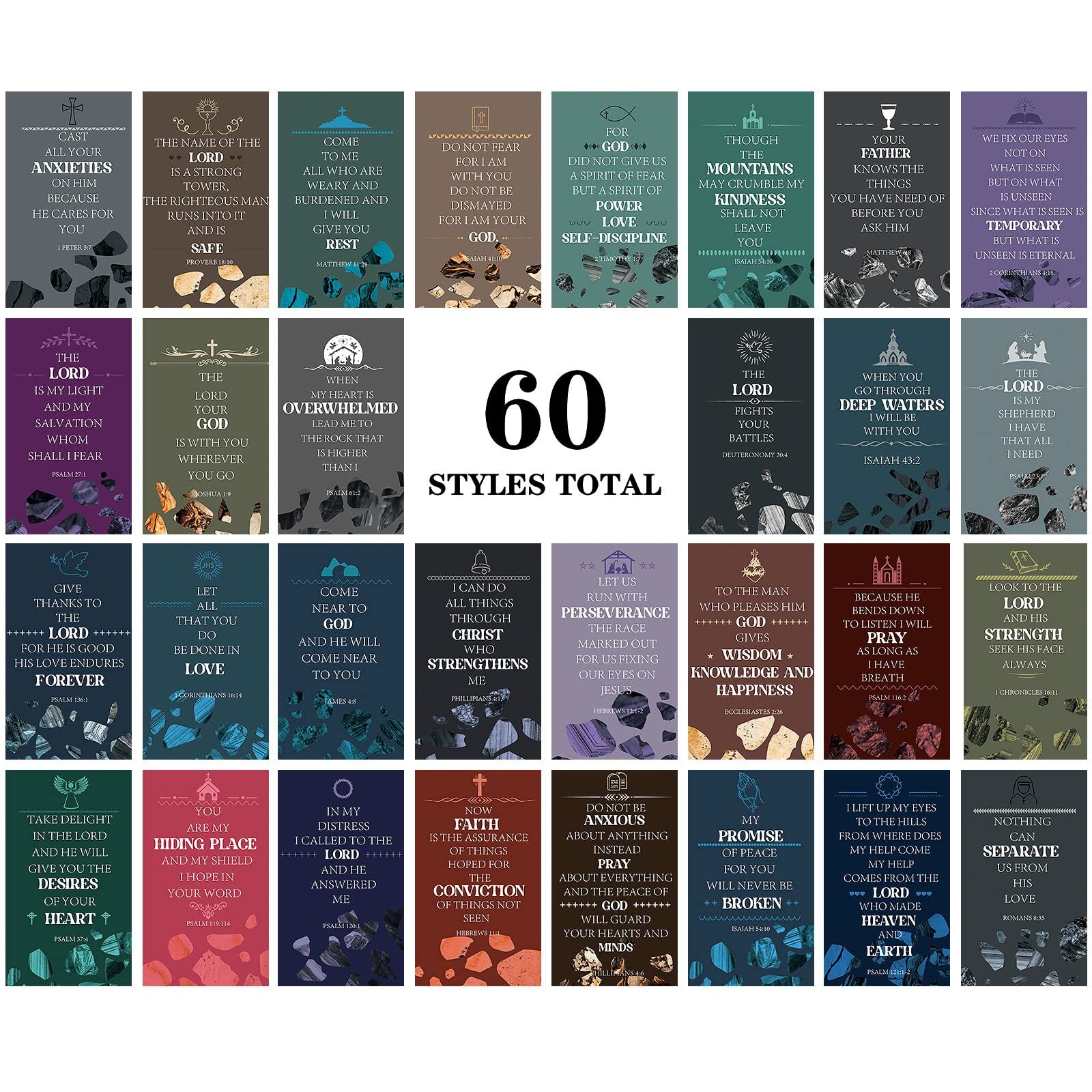 240 Pcs Bible Verse Prayer Cards with Assorted Bible Verses for Students Friends