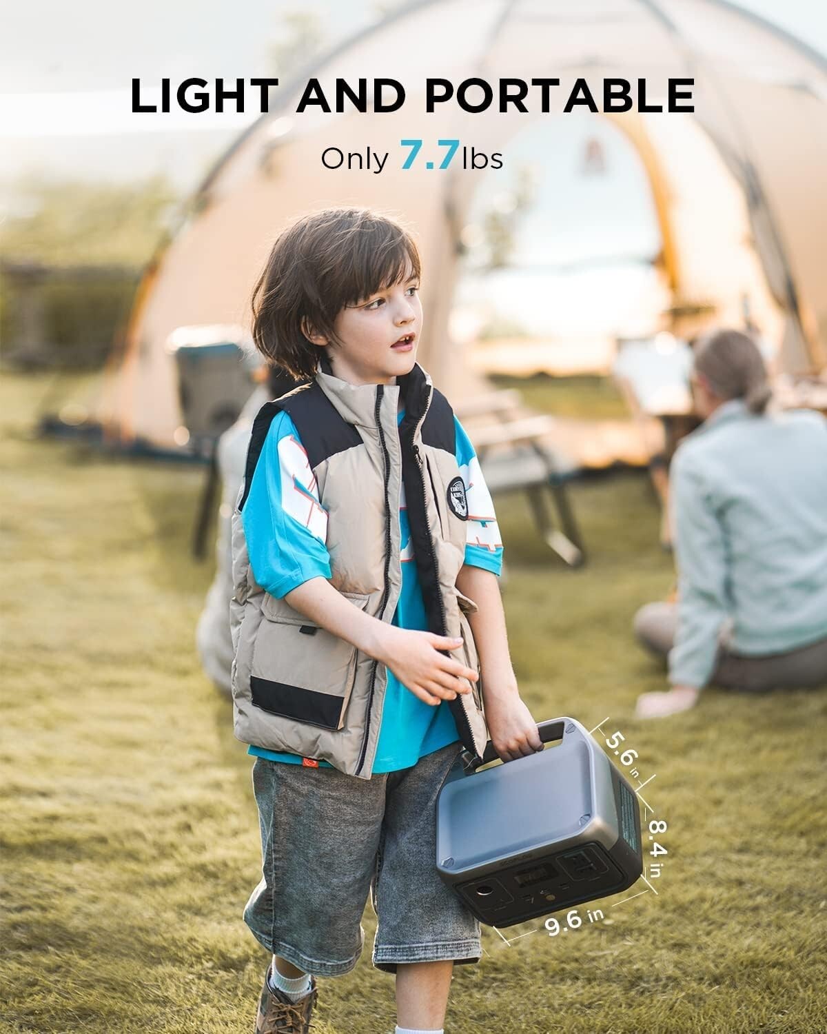 EcoFlow New RIVER 2 Portable Power Station 256Wh LiFePO4 Generator for Outdoor