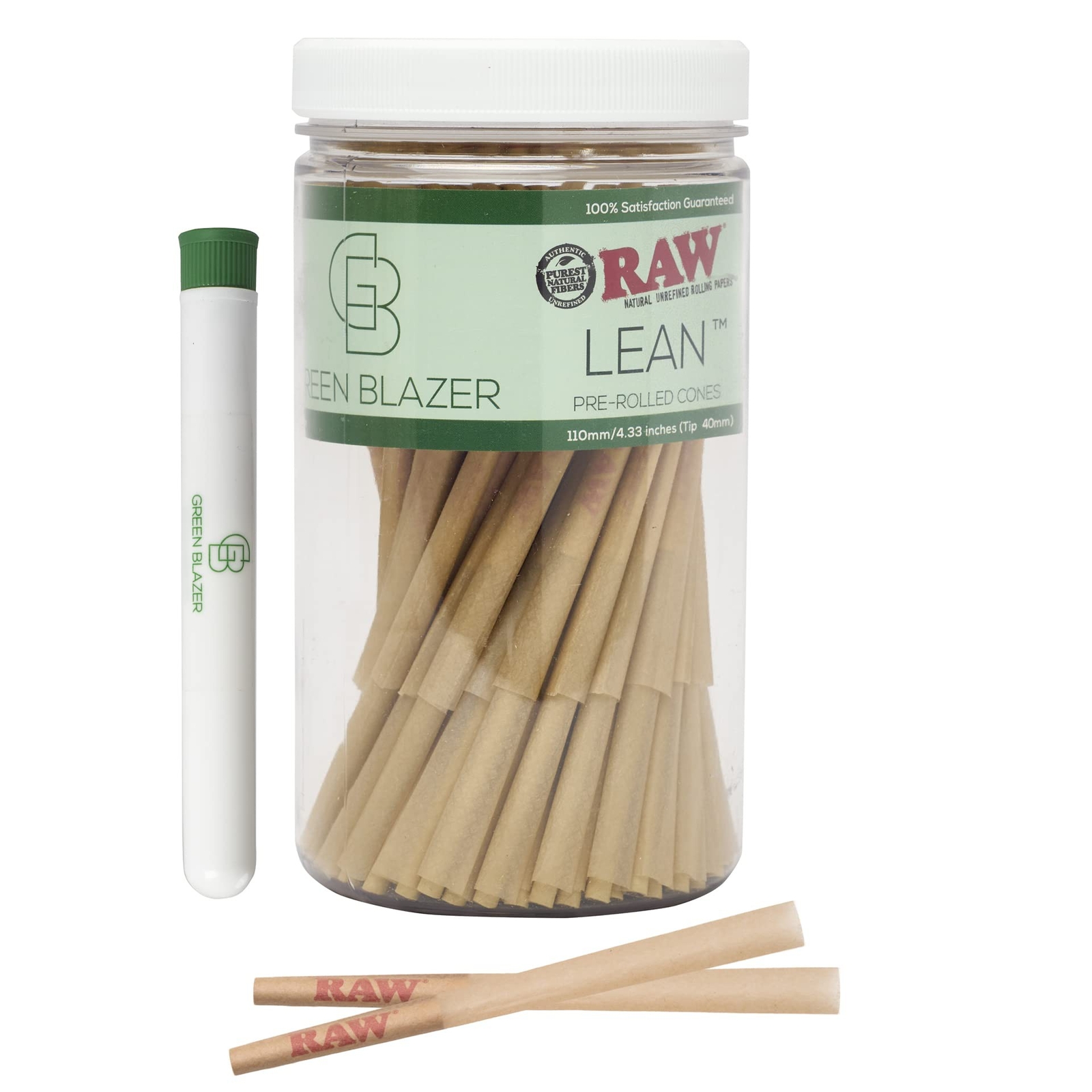 RAW Cones Classic Lean Size: 100 Pack