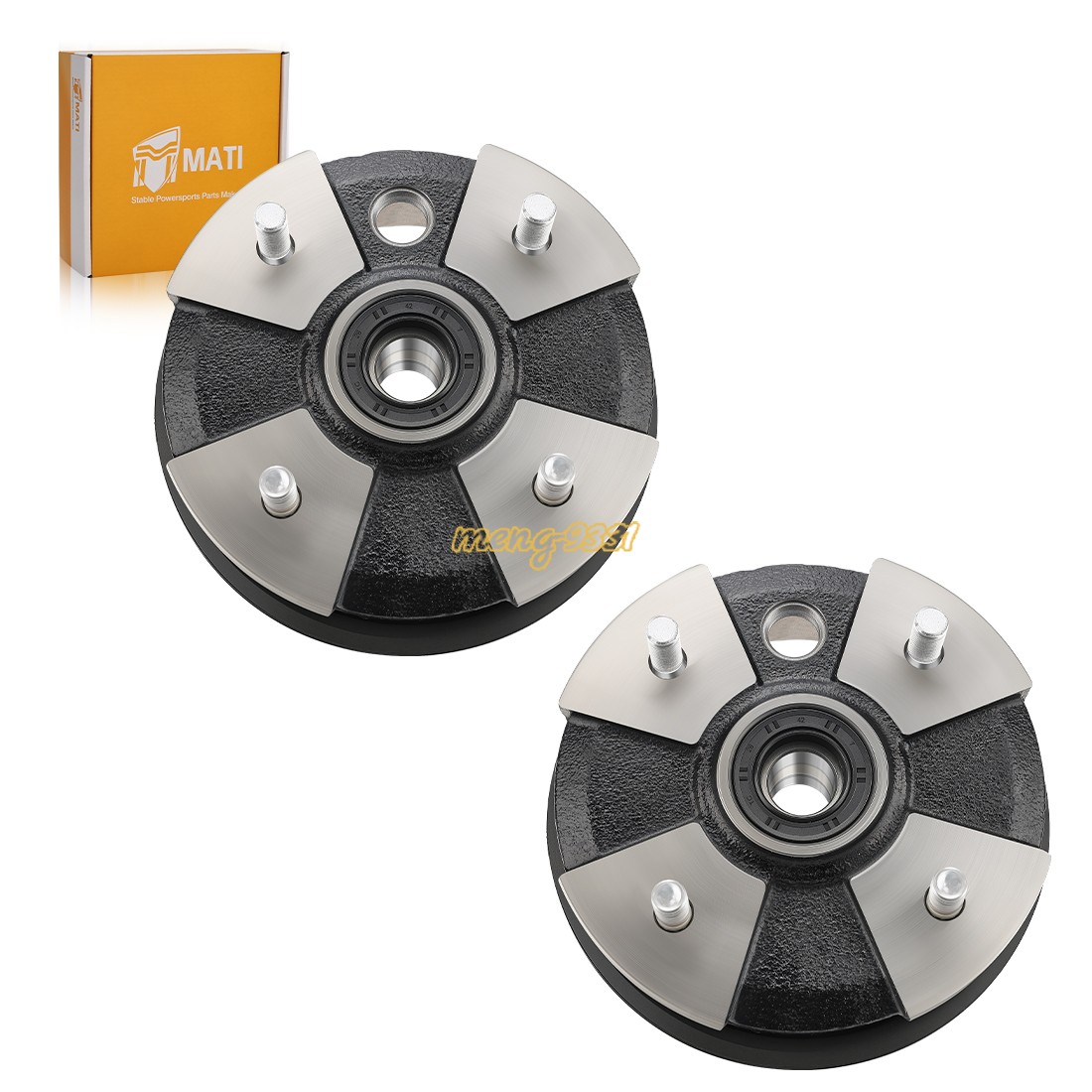 2X Front Brake Drums for Honda FourTrax TRX200/200D Recon 250 TRX250TM/TM TRX250