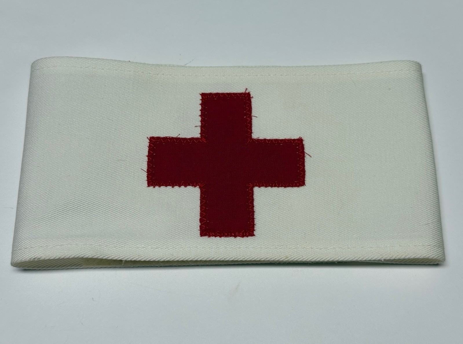Vintage NOS US Military canvas Medic Corpsman Red Cross Arm Band Search & Rescue