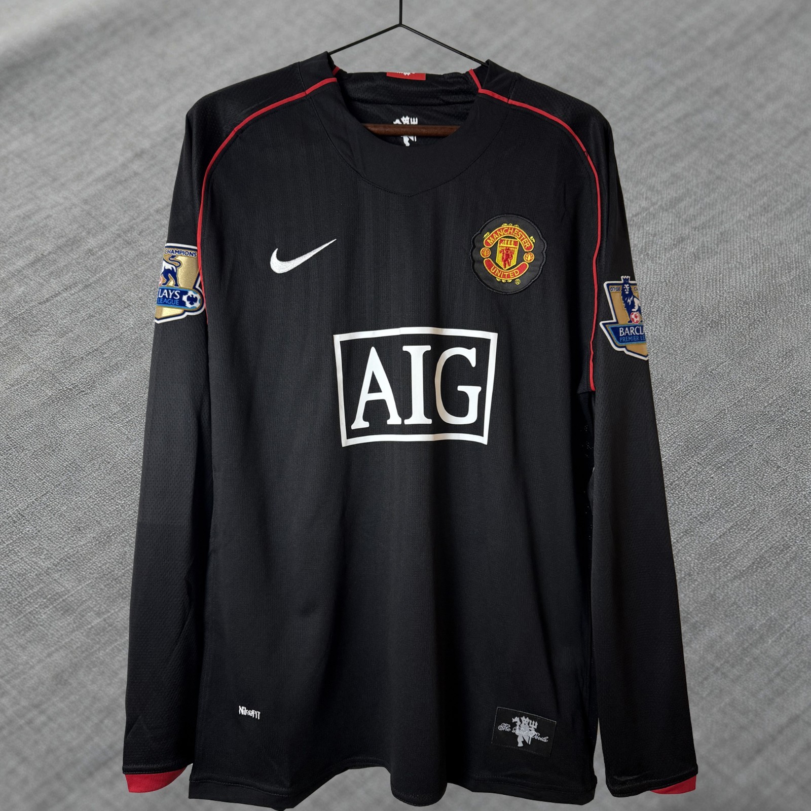 Manchester United 2007-2008 Away Long Sleeve Jersey - Cristiano Ronaldo #7