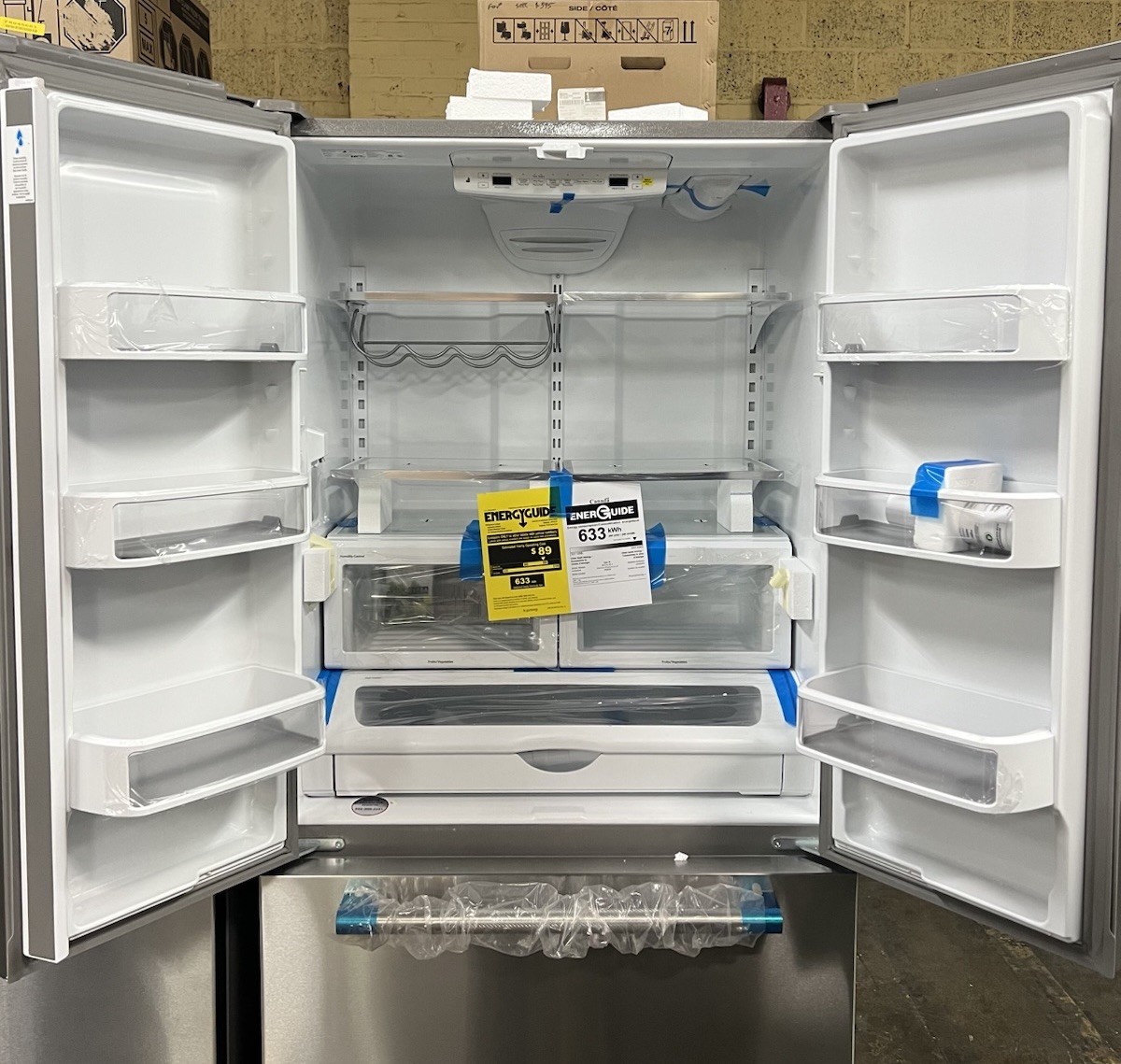 JennAir JFFCF72DKL 36" Bottom Freezer French Door Refrigerator - Stainless