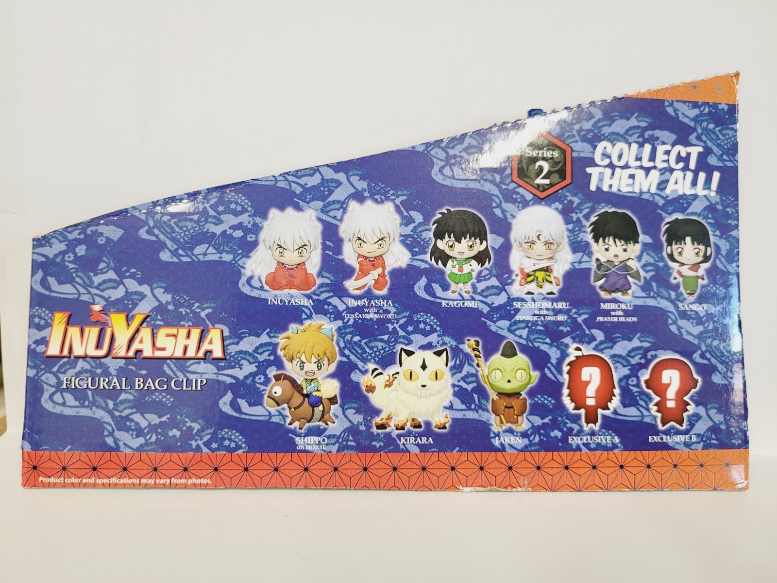 3D Foam Figural Key Chain Clip Monogram Blind Bag Inuyasha Series 2 Myoga