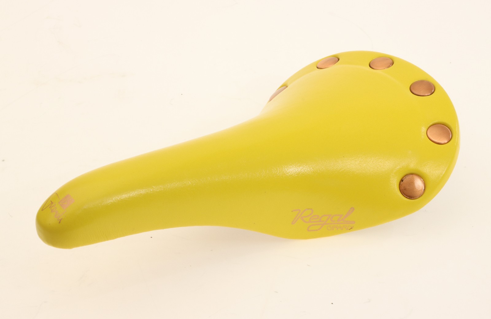Selle San Marco Regal Girardi Yellow Leather Saddle Copper NEW Box NOS