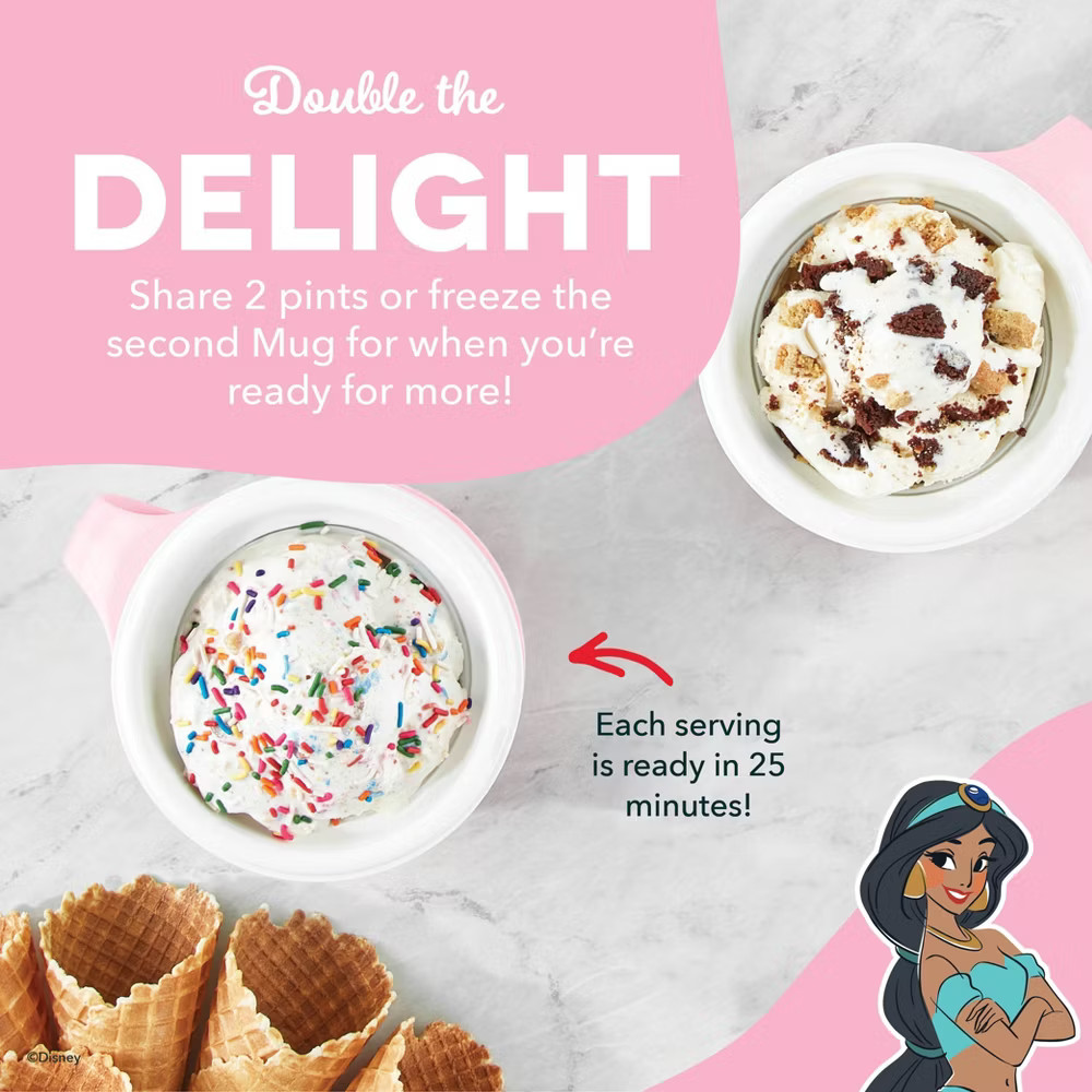 Disney Dash Princess My Mug Ice Cream Maker Bundle