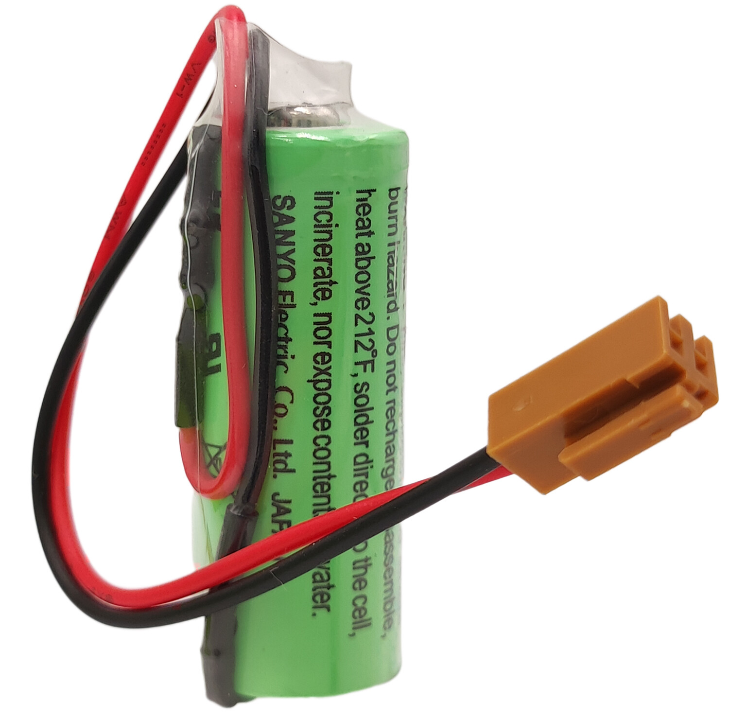 10 x 3V CR17450SE-R / A98L-0031-0012 2500mah PLC Battery For FANUC w/ Brown Plug