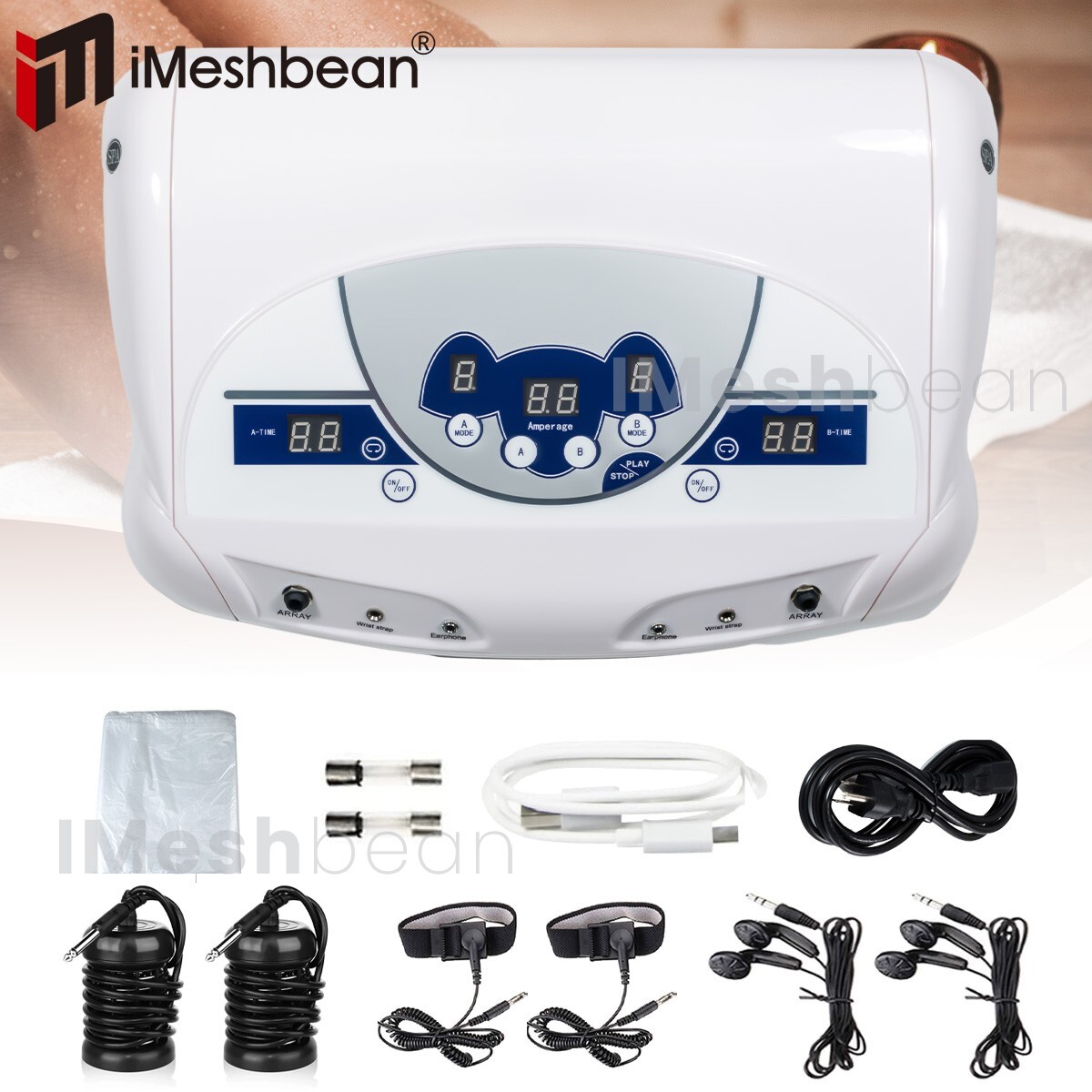 Detox Foot Bath Machine Dual Ionic Cell Relax Spa Massager LCD MP3 Music Player