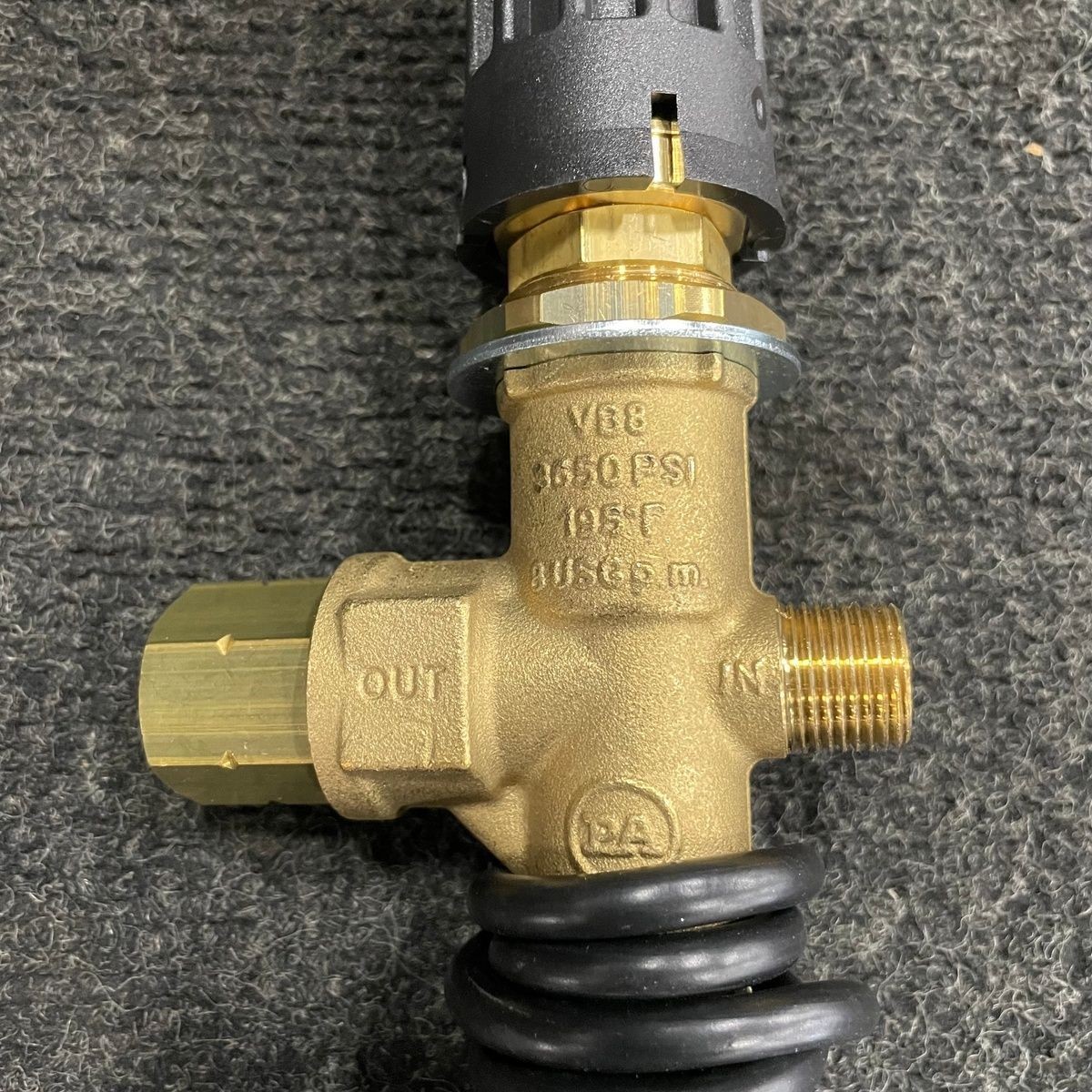 VB8 Unloader Valve 3/8" With Switch, 3650 PSI