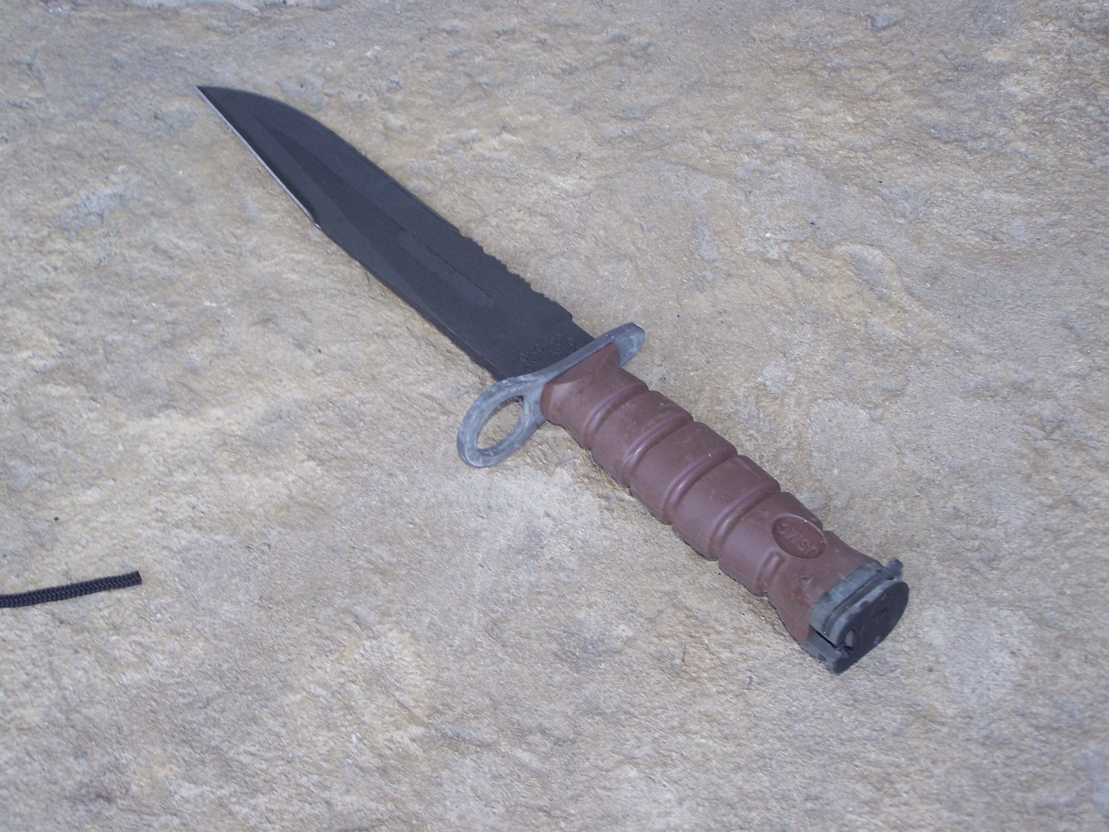 Vintage OKC3S Knife Marine Corps USMC Bayont & No Scabbard Ontario OKC-3S