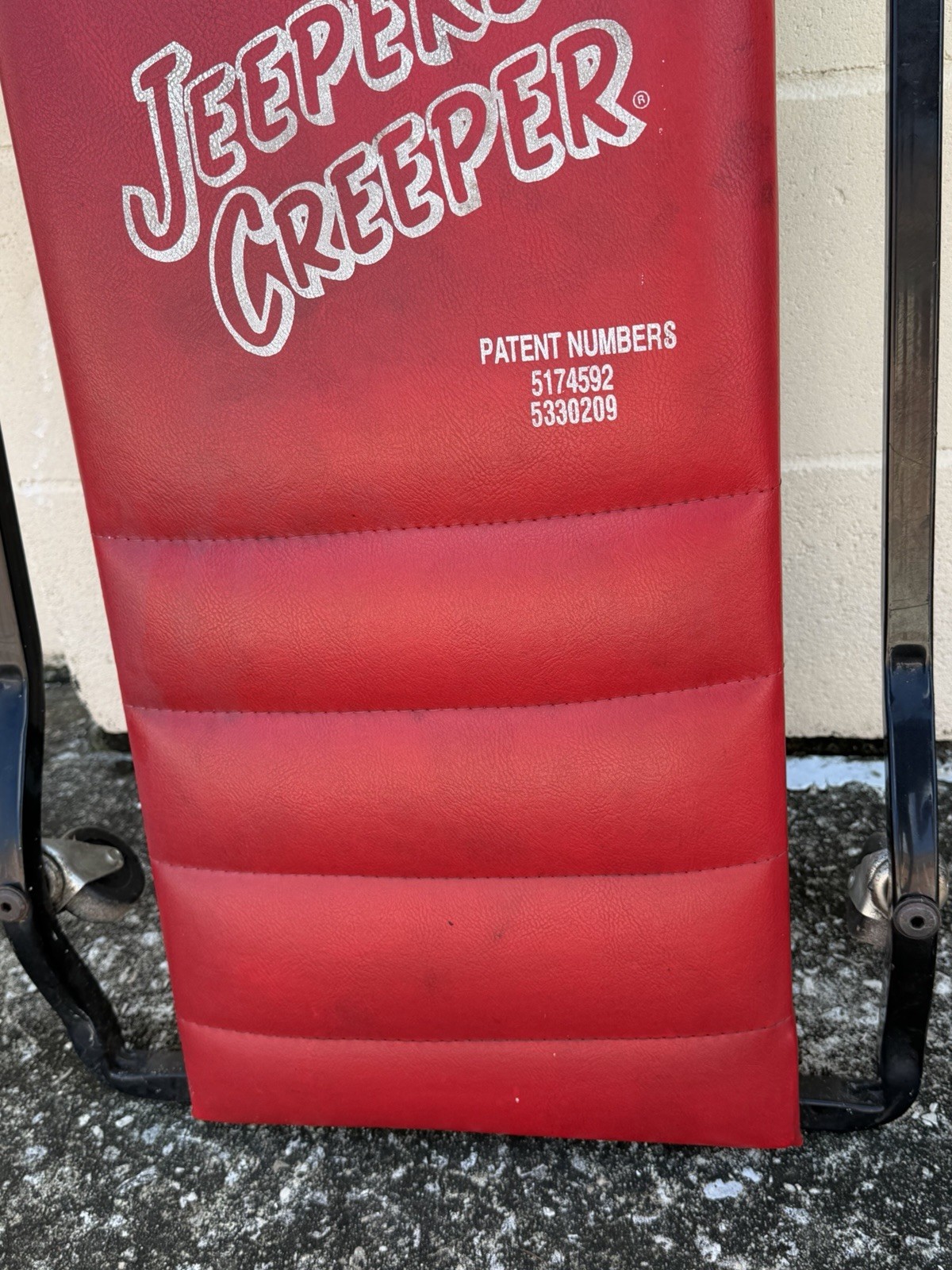 Lisle Jeepers Creeper 96032 Fully Padded Red 42” Low Profile