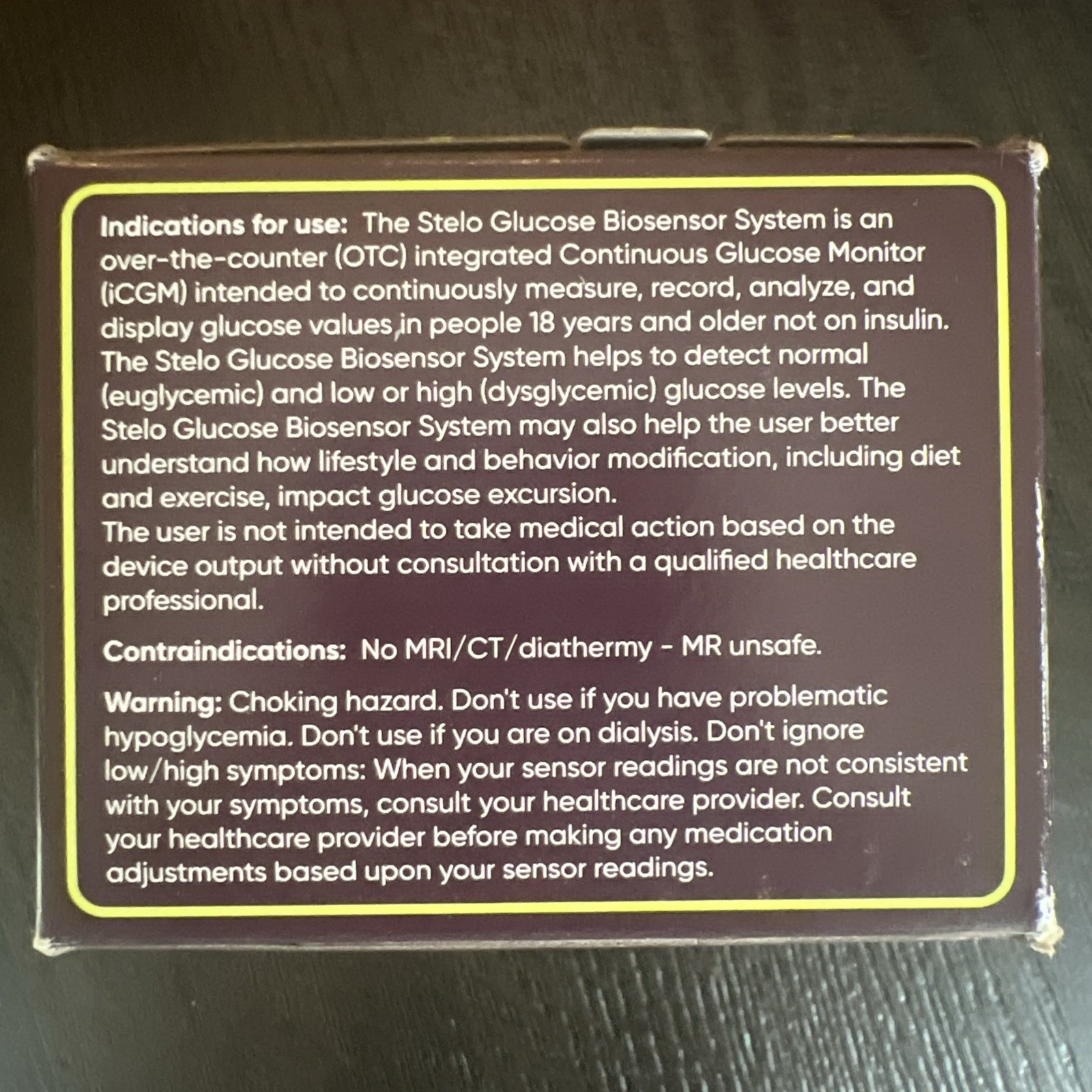 Stelo Glucose Biosensor Kit (2 Pack Sensors) Exp 6/2026 - New/Sealed!